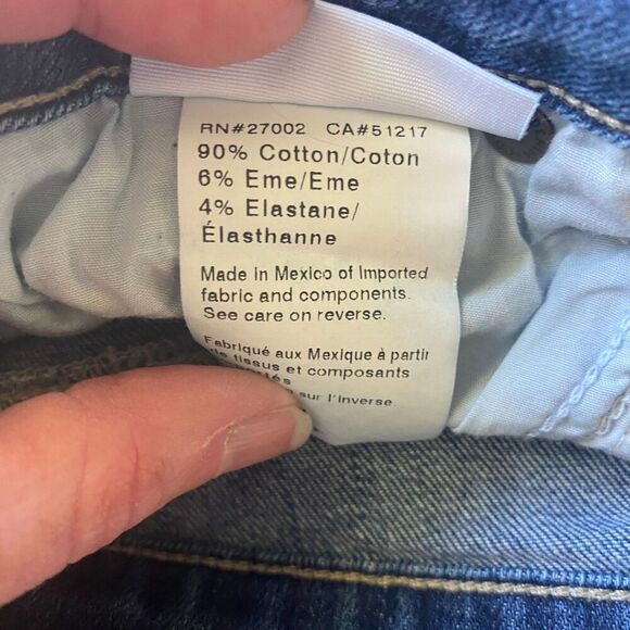 Paige Jimmy Jimmy Denim Jean Shortie Shorts Cuffed Medium Wash Womens Size 26 - Picture 5 of 5